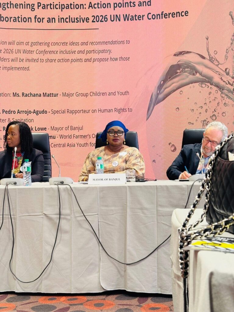 𝐅𝐫𝐨𝐦 𝐁𝐚𝐧𝐣𝐮𝐥 𝐭𝐨 𝐭𝐡𝐞 𝐔𝐧𝐢𝐭𝐞𝐝 𝐍𝐚𝐭𝐢𝐨𝐧𝐬: 𝐋𝐨𝐫𝐝 𝐌𝐚𝐲𝐨𝐫𝐞𝐬𝐬 𝐨𝐟 𝐁𝐚𝐧𝐣𝐮𝐥 𝐚𝐭 𝐭𝐡𝐞 𝟐𝟎𝟐𝟔 𝐔𝐍 𝐖𝐚𝐭𝐞𝐫 𝐂𝐨𝐧𝐟𝐞𝐫𝐞𝐧𝐜𝐞